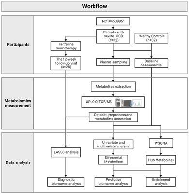 Untargeted metabolomics analysis in drug-naïve patients with severe obsessive–compulsive disorder